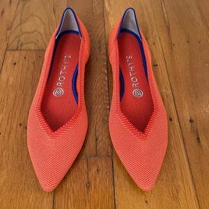 Rothy's Vibrant Orange Flats